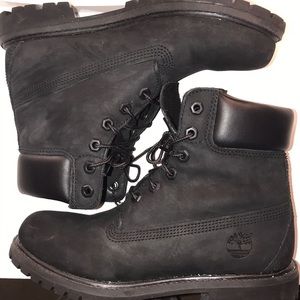 All Black Timberland Boots